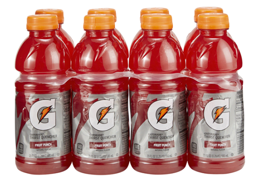 Gatorade Thirst Quencher Cool Blue, 20 Fl Oz, 8 Count Bottle